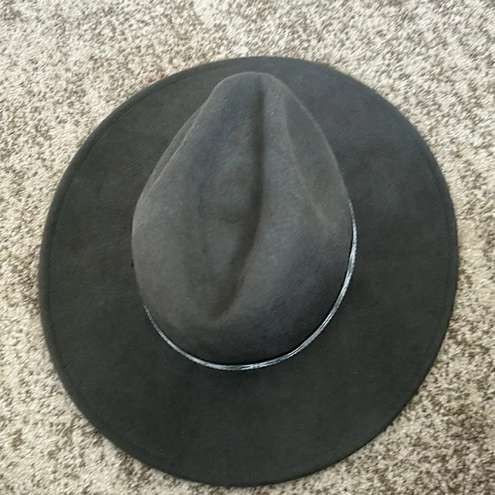 Stetson Men's Granger Crushable Wool Leather Hatband Western Cowboy Hat-Gray, S